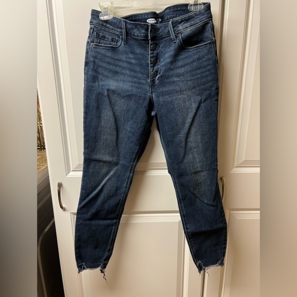 Old Navy Distressed Skinny Jeans, Rockstar Ankle, 10, Women
